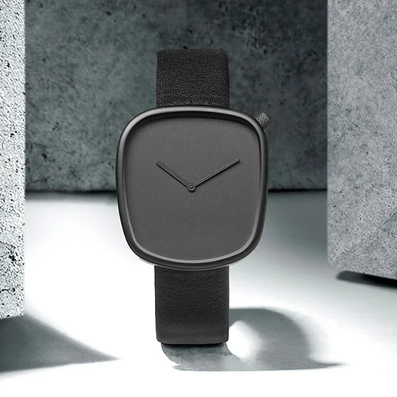Zegarek TOMI minimalistyczny męski kwadratowy modny ultracienki zegarek minimalistyczny damski wysokiej jakości elegancki zegarek kwarcowy zegar prezent — zdjęcie 2