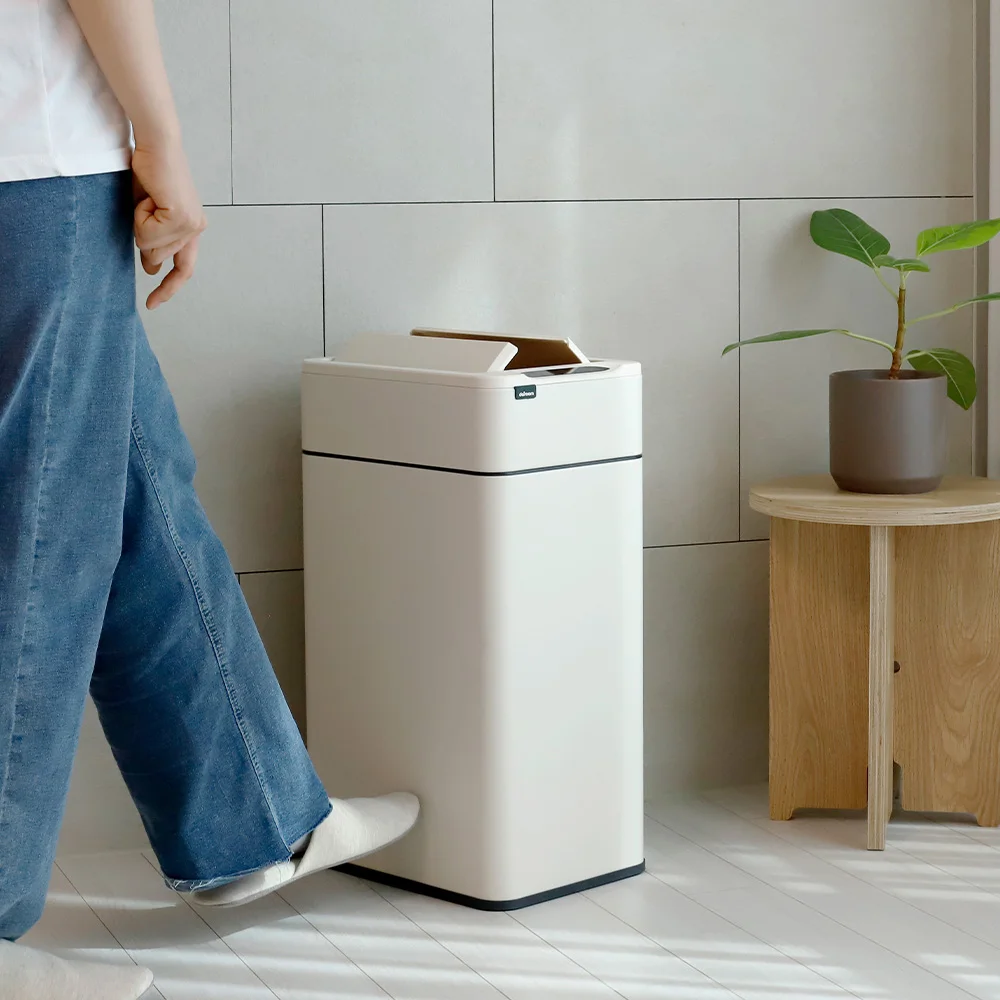 Da Room Smart Automatic Sensor Trash Cans for pay-as-you-go bag compatible large capacity 30L stainless trash can