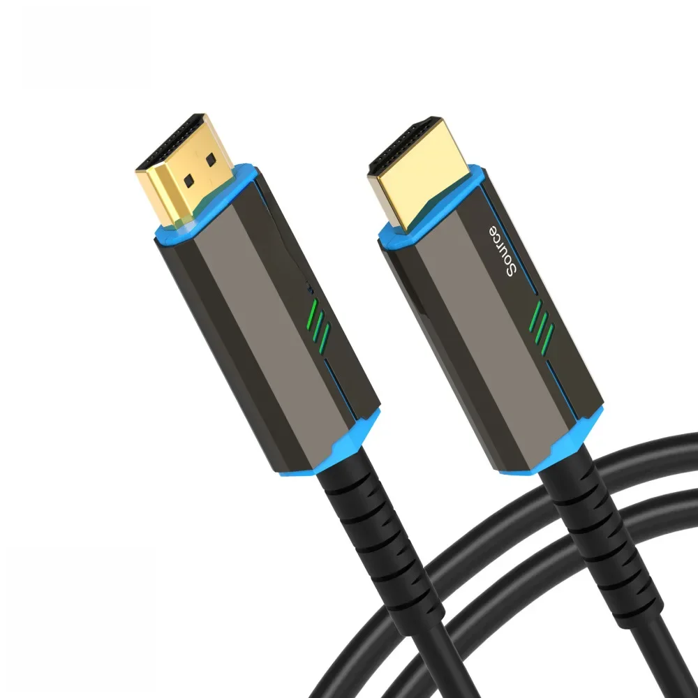 LMCNZZ HDMI 2.1 FiberOptic Cable HDMI-Compatible Splitter 8K/60Hz Cable For HD TV Projector Computer DVD Player Ultra High Speed