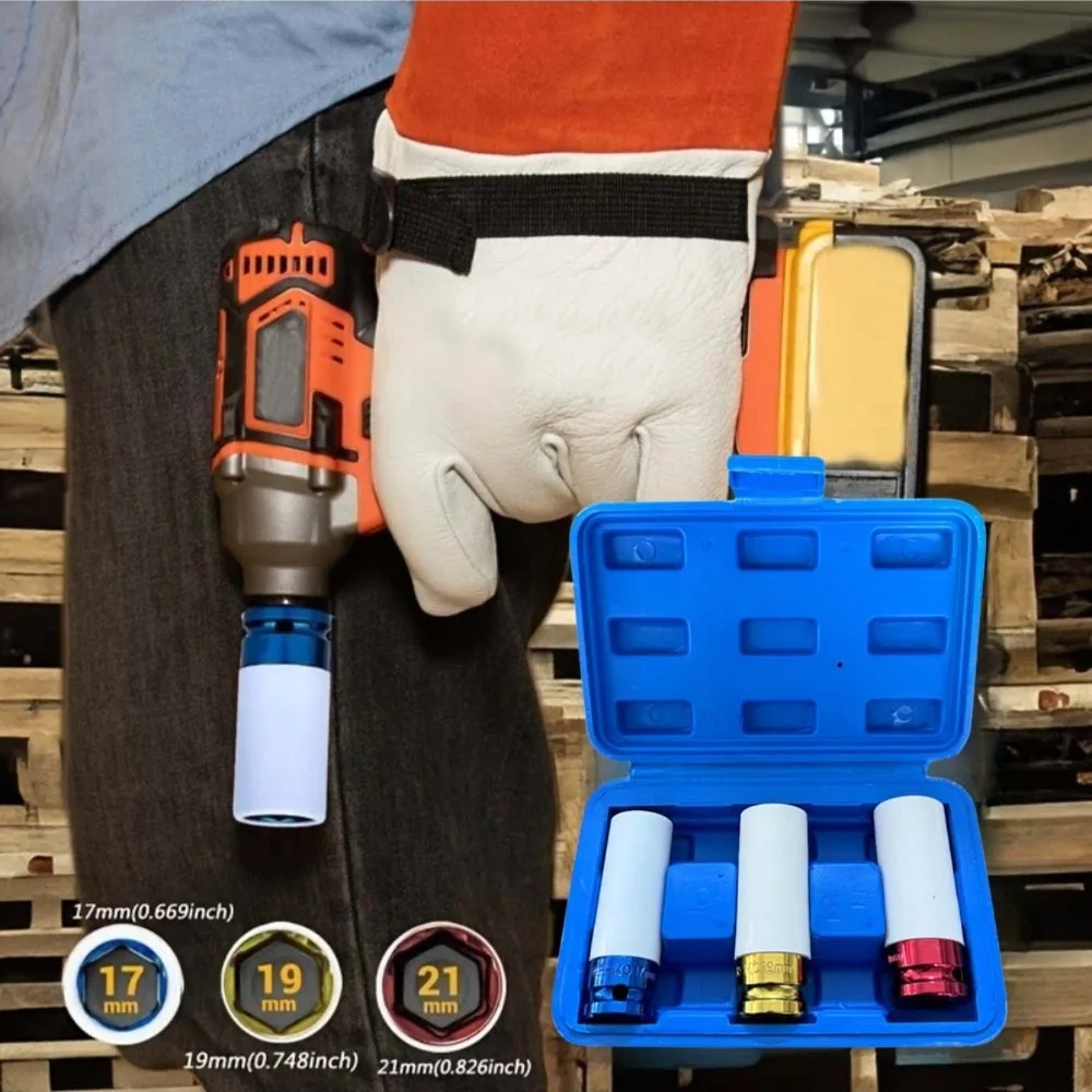 

3/4/5 шт. 1/2 "набор втулок для наконечников и гаек с приводом, набор втулок ступицы колеса, набор ударных гаек, набор торцевых головок, тонкостенная втулка с наконечником, цветная