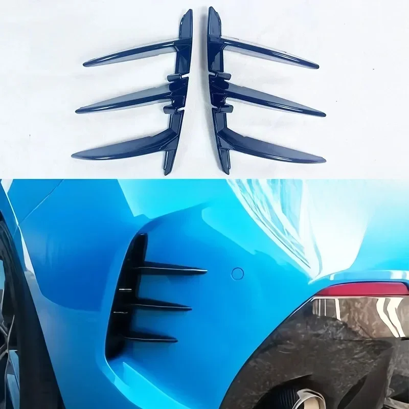 Für BMW F40 M135i 128ti 118i 120d M-Sport 2019-2024 Auto Hinten Stoßstange Diffusor Hinten seite Air Outlet Spoiler Trim Bodykit Tuning