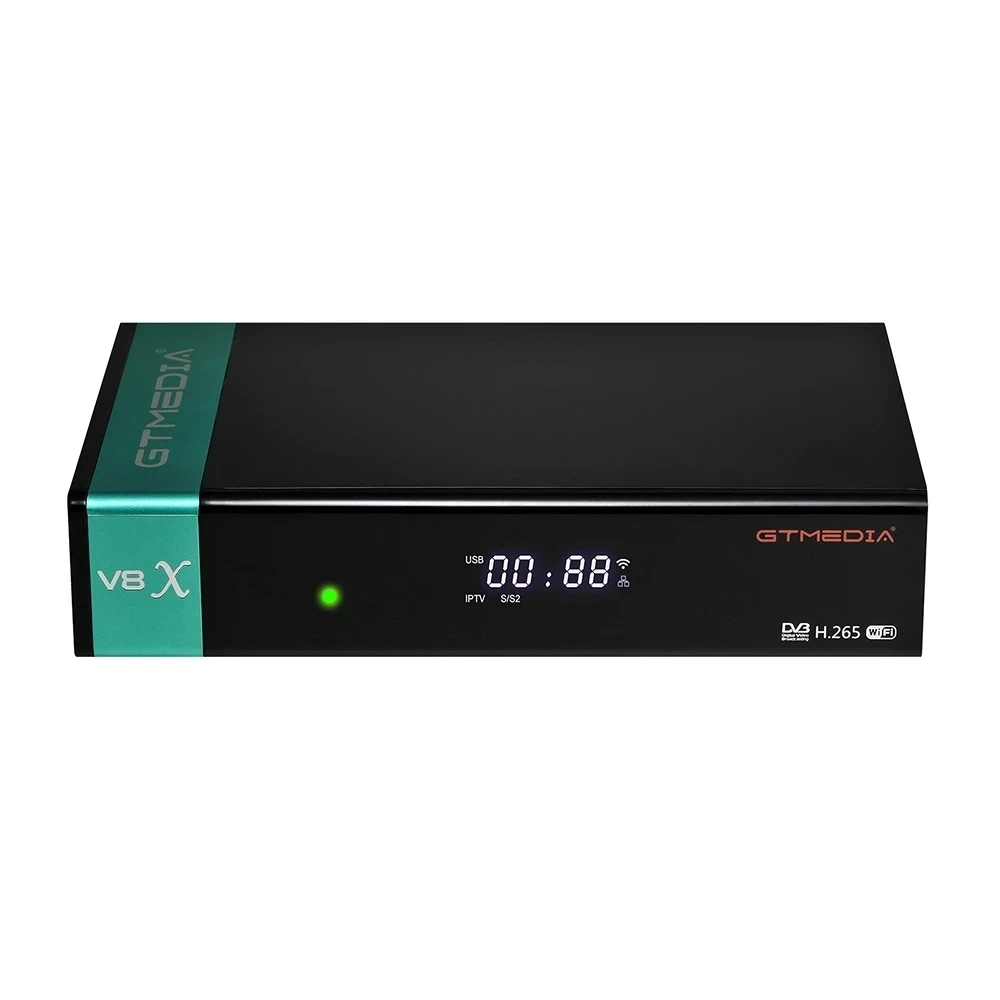 DVB-S2 Satellite Receiver GTMEDIA V8X H.265 DVB S2 S2X Buildin Wifi Support TNTsat smart GT MEDIA V7S 2X Support usb wifi H.264