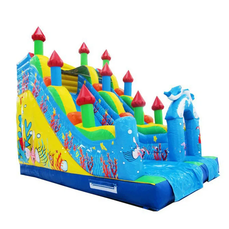 

Customized inflatable amusement park inflatable castle slide giant inflatable slide Inflatable Indoor and Outdoor Trampoline