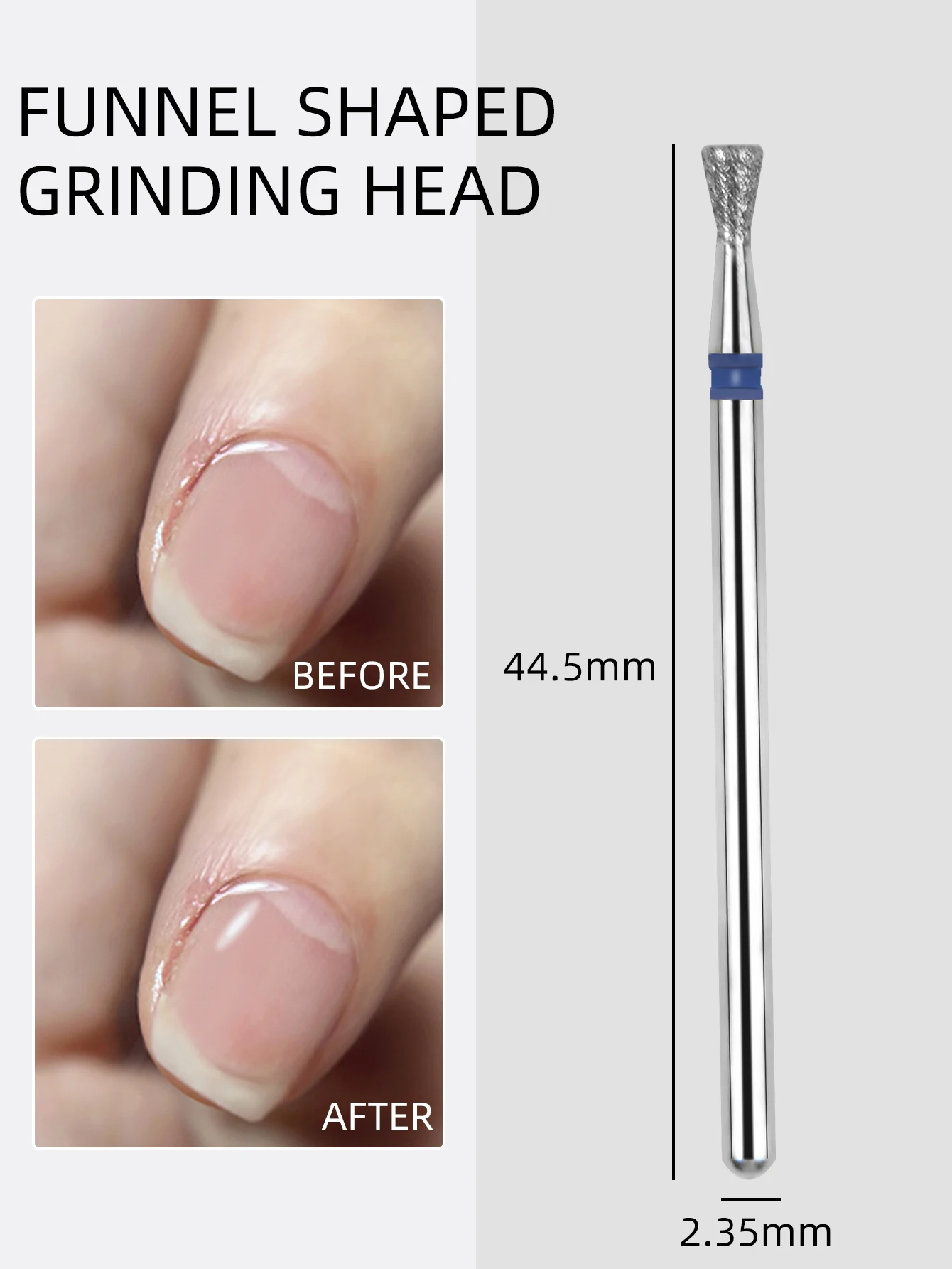 1/3/7/12 قطعة المهنية مسمار مثقاب الخشب ارتداء مقاومة ملف الأظافر ملحق ل مانيكير باديكير مسمار أداة فنية #5