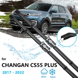 For CHANGAN CS55 Plus I 2017 2018 2019 2020 2021 2022 Car Windshield Windscreen Front & Rear Wiper Blades Set Parts High Quality