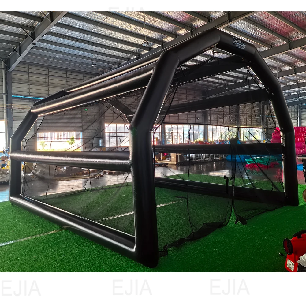 Inflatable Baseball Cage -Baseball Practice Cage PVC Durable Baseball Batting Cage, Softball Pitching Cage Practice Tent & Pump