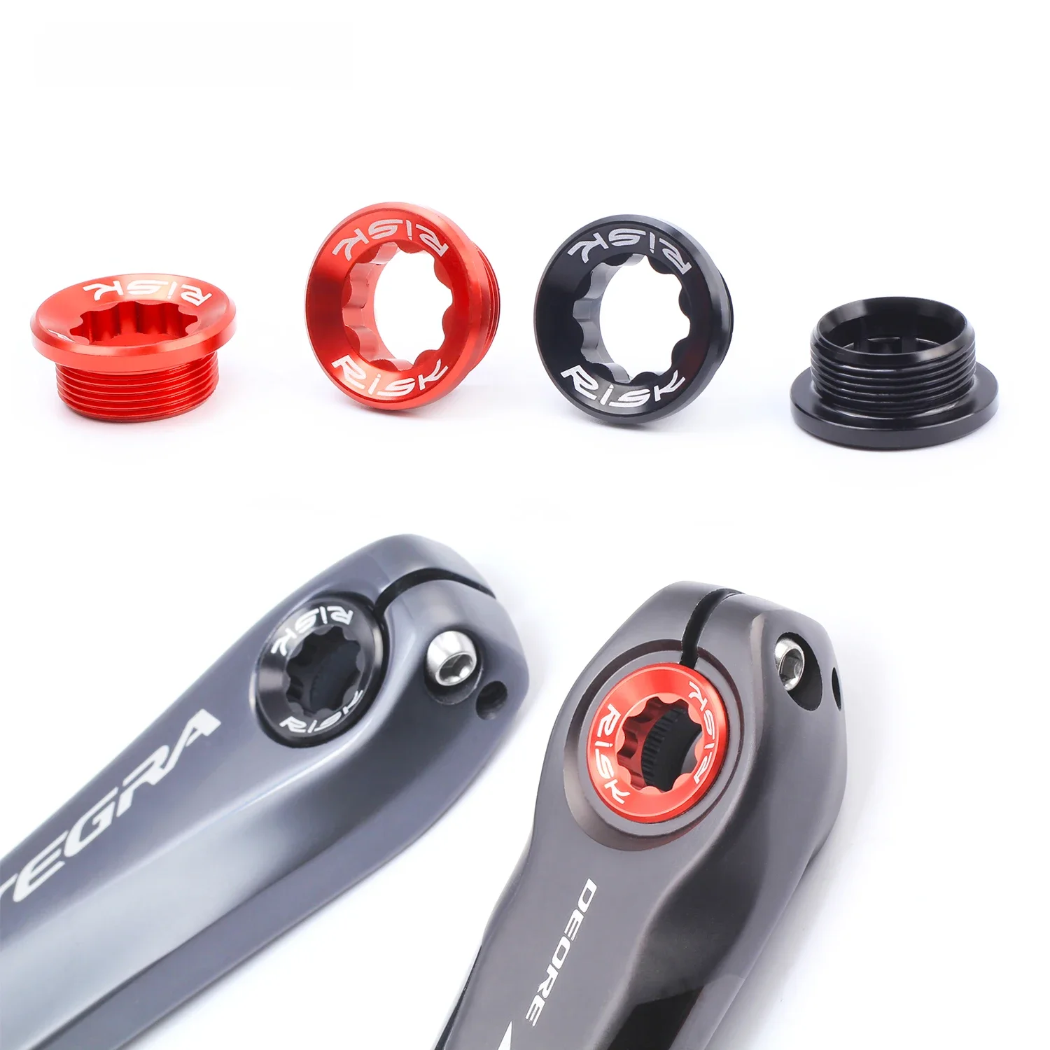 AliExpress RISK M20x8mm Bike Crank Cover Aluminium Bicycle Bottom Bracket Bolts MTB Chainwheel BB Cranks Arm