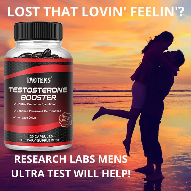 Cápsulas Vegetarianas para Homens, Suplemento Força, Vitalidade e Desempenho, 120 60 30