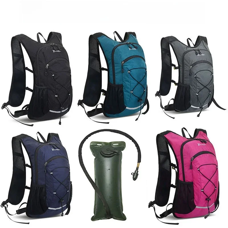 AliExpress NONE 3L Water Bag with Cycling Backpack Set Outdoor Sports Hydration Knapsack Running Hiking Bicycle Inner Bladder Portable Rucksack