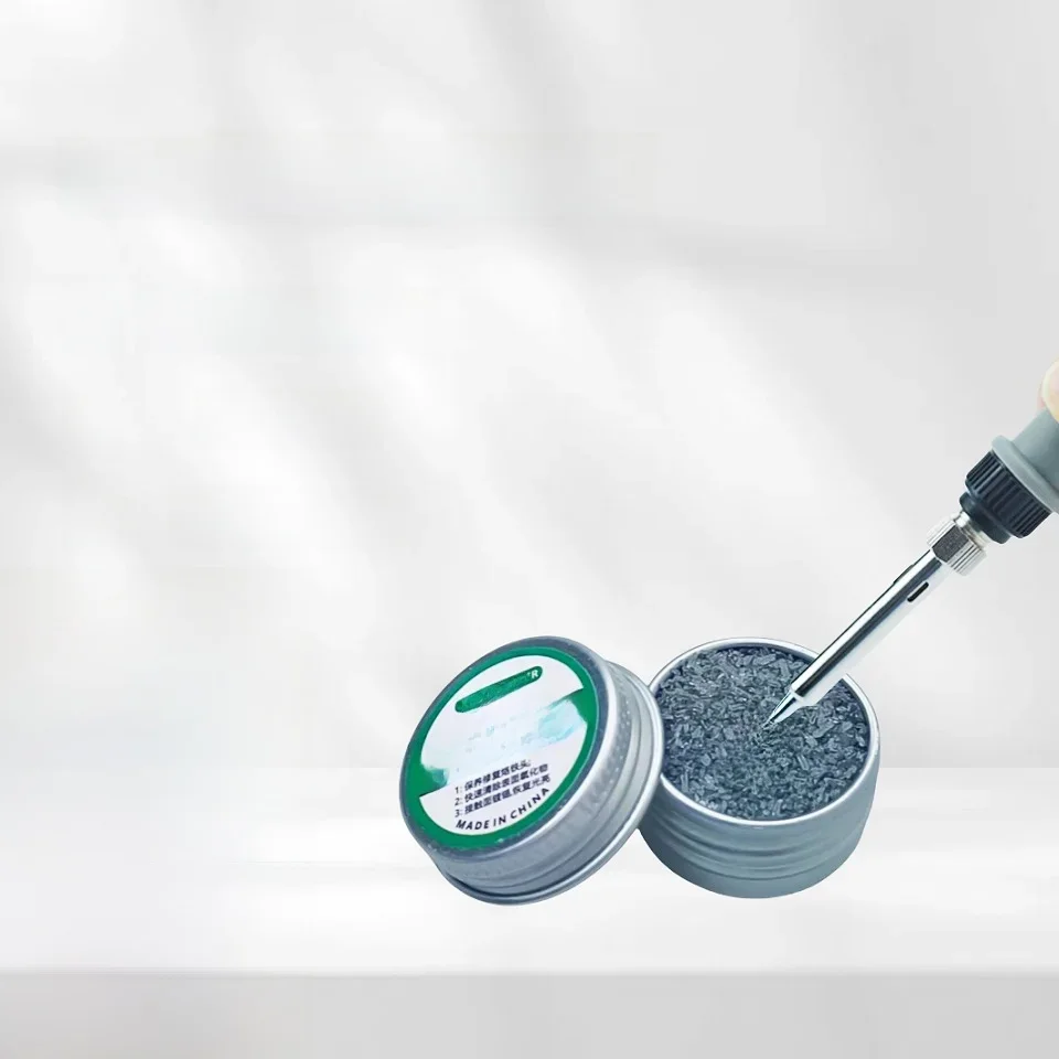 Pointe de fer à souder électrique 6/8/16/25/45g, oxydation noire, pâte propre, rafraîchisseur de résurrection, crème à souder, outil de réparation d'étain