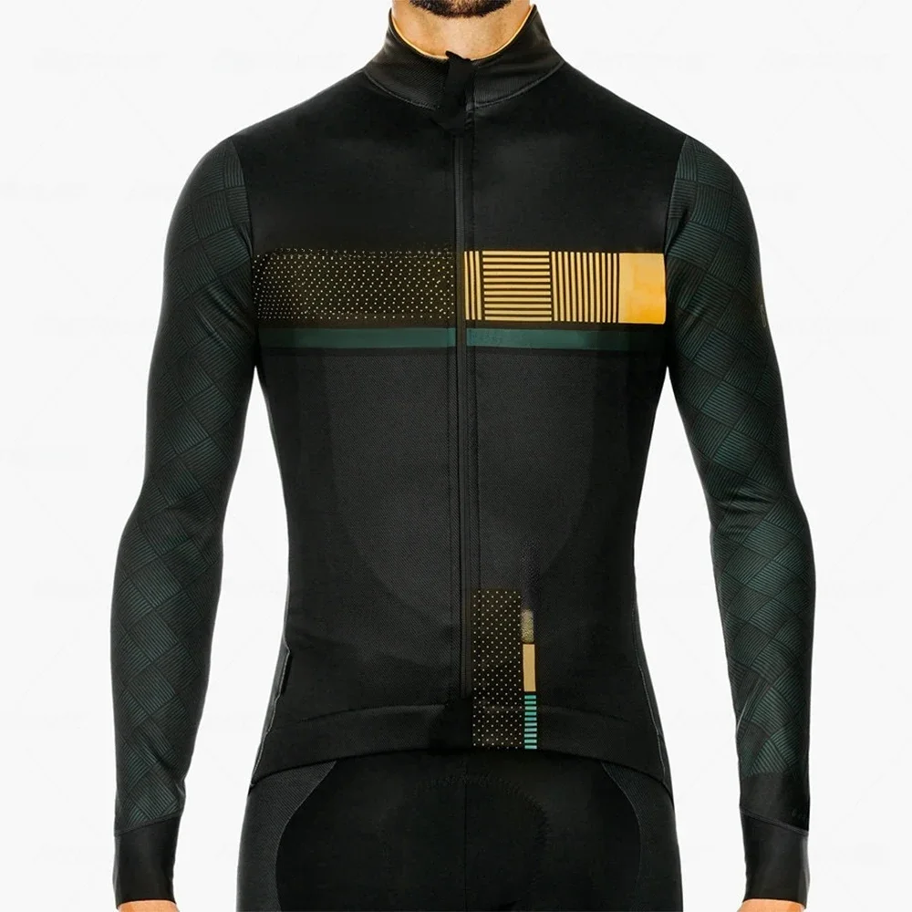 AliExpress Fall 2023 Outdoor Men's Long Sleeve Zipper Cycling Wear Bicycle Mountain Bike Quick Dry Sports Cycling Wear