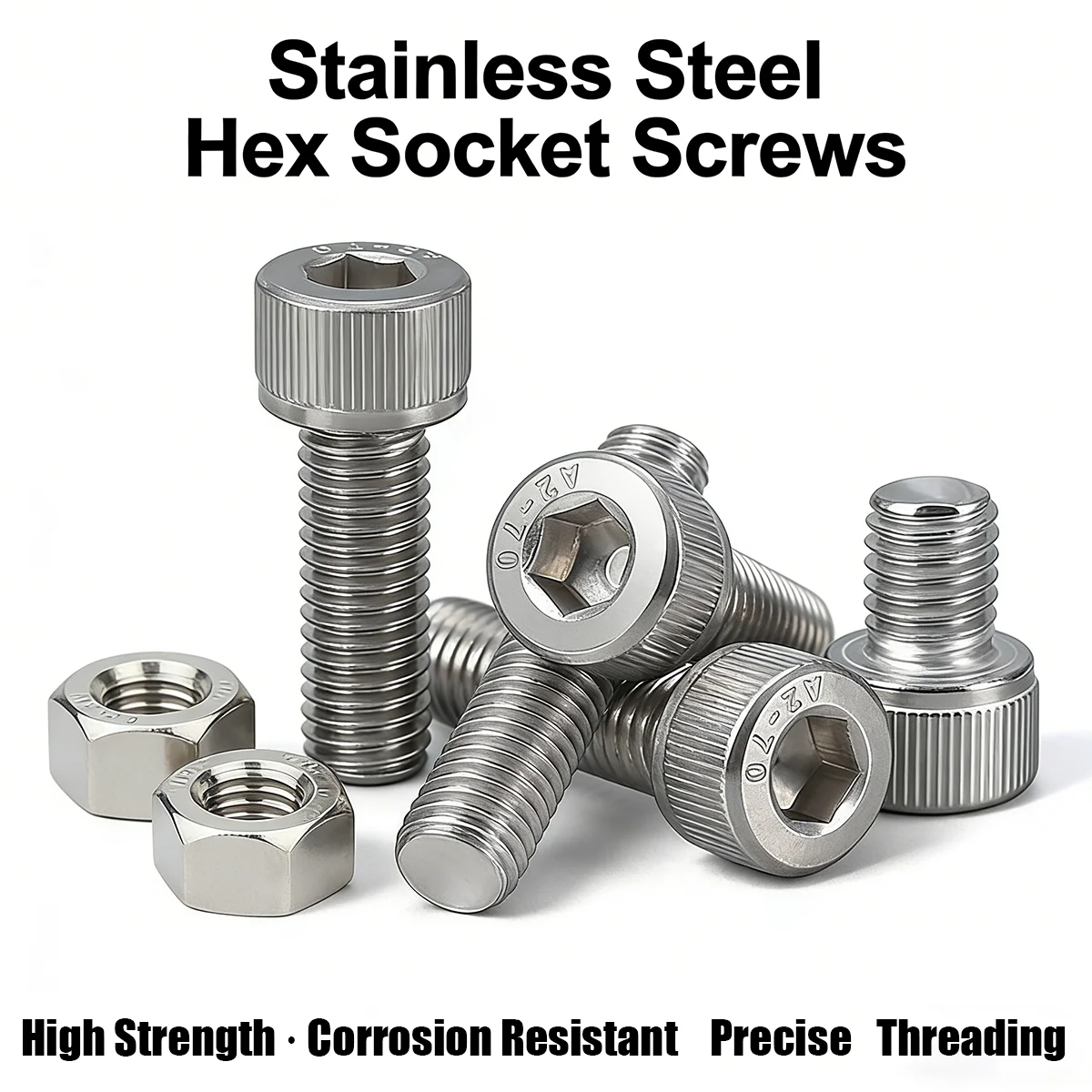 660-teiliges Edelstahl M3 Innensechskantschrauben-Set - M3x6mm-35mm Schrauben, Muttern, Unterlegscheiben für DIY-Hardware-Projekte