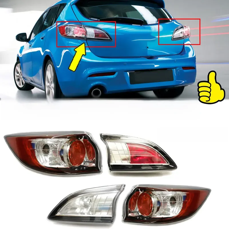 Auto-Accessoires Voor Mazda 3 Bl 1.6l 2009-2013 5d Hatchback Binnen Buiten Achterlicht Richtingaanwijzer Auto Achterlicht Zonder Lamp - afbeelding 2