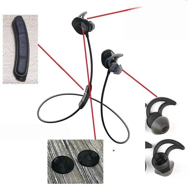 Pièces de rechange d'origine adaptées aux écouteurs bluetooth Bose SoundSport, casque étanche, pièces de rechange pour écouteurs intra-auriculaires