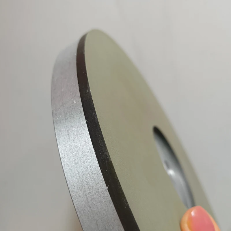 Imagem -02 - Disco de Moagem de Roda de Diamante de Resina de 200 mm para Tesoura de Cabeleireiro Cortador Elétrico Jade Gem Disco de Polimento de Faca de Aço de Tungstênio