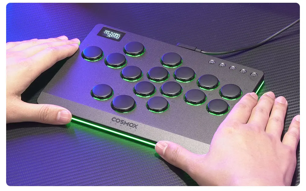 Haute42 Aluminiumlegierung Hitbox Hebellos-Arcade-Stick Kampfspiel Hitbox Controller für PC/PS4/PS5 Joystick Arcade-Controller – Detail 31