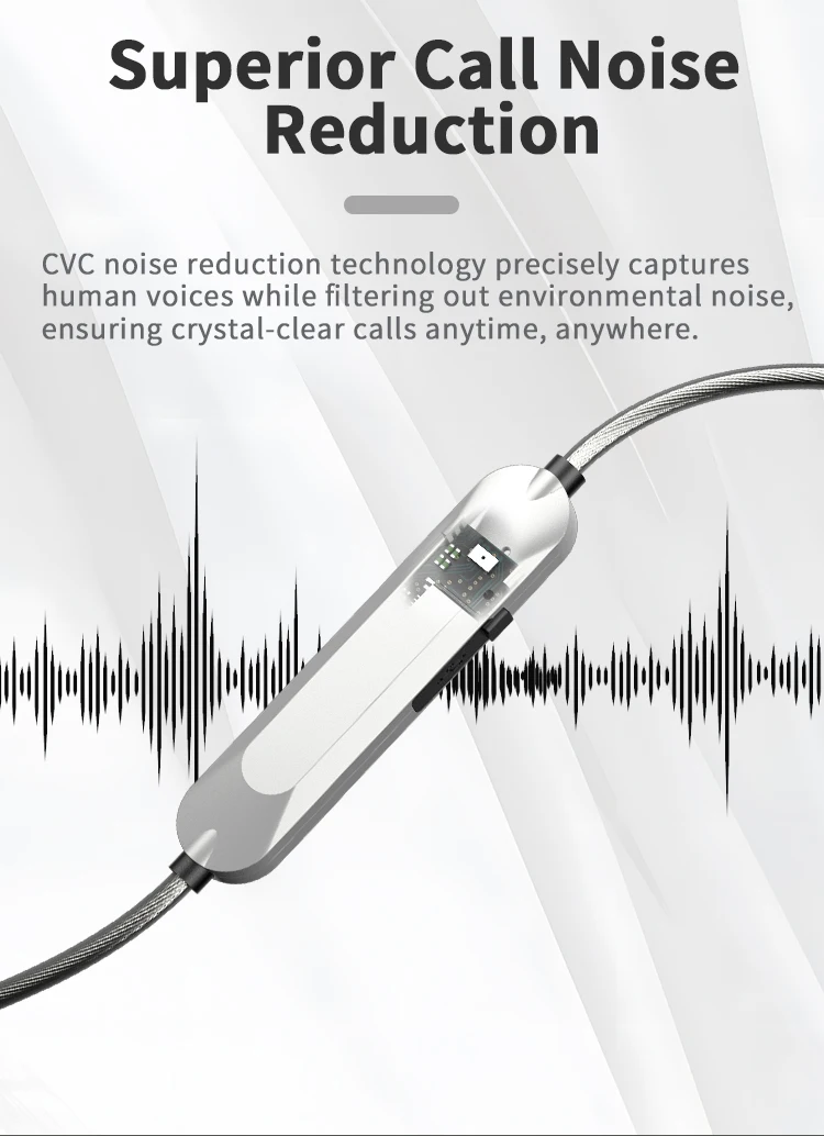 BGVP M4 am Hals montiertes Bluetooth5.4-Kopfhörerkabel MMCX/0,78 mit Mikrofon, kompatibel mit Vollformat-Dekodierung LDAC/Aptx/Aptx HD/AAC/SBC/ – Detail 11
