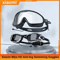 Xiaomi Mijia anti-fog HD swimming goggles large frame anti-ultraviolet integrated earplugs children's waterproof diving goggles