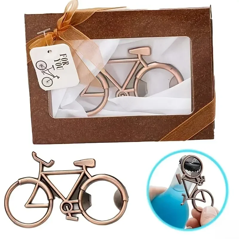 AliExpress 20 PCS Bicycle Shape Metal Beer Bottle Opener Practical Wedding Gifts for Guests Alloy Company