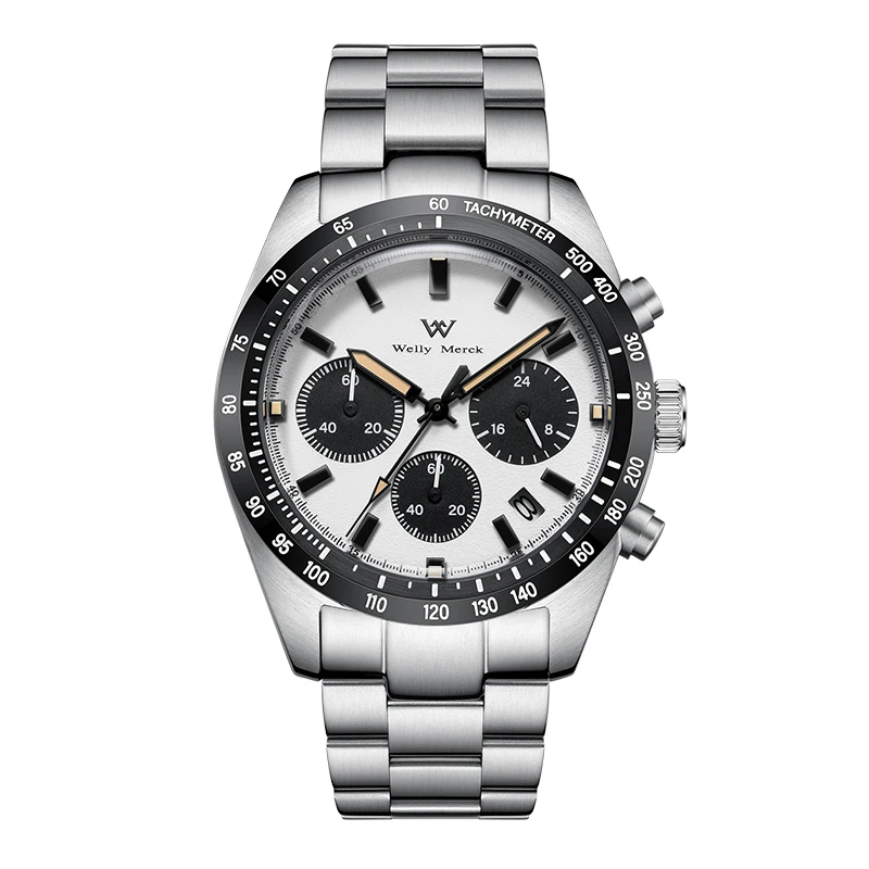WM watch multi-function quartz VD53 movement waterproof classic casual business men's watch Willy Merck watch WM176M