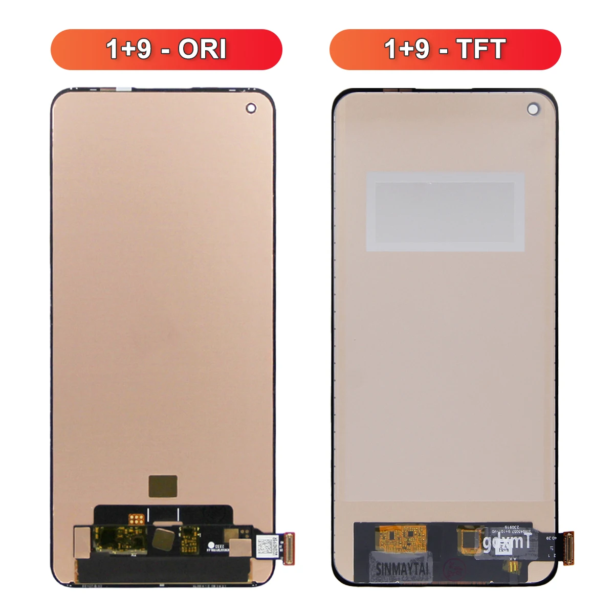Super Amoled For OnePlus 9 1+9 LCD Display Touch Screen Digitizer Assembly For Oneplus 9 Pro Display 1+9 pro Screen with Frame