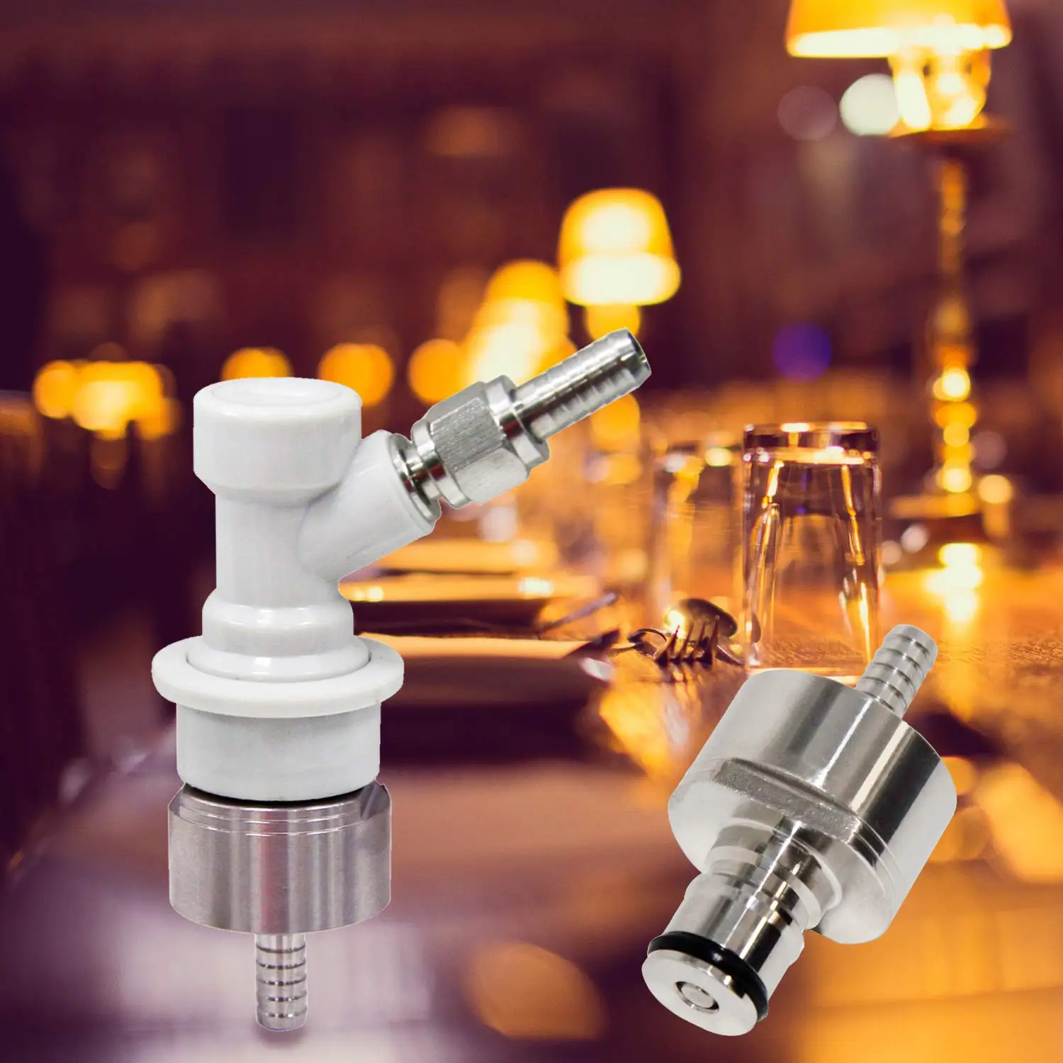 Brew Keg Carbonation Cap Kitchen Dining Bar Drink Ball Lock Bottle Kegging Dispenser Manual Spare Homebrew Tool