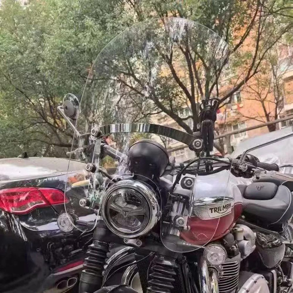 Parabrezza moto a sgancio rapido per Triumph Bonneville Speedmaster Bobber