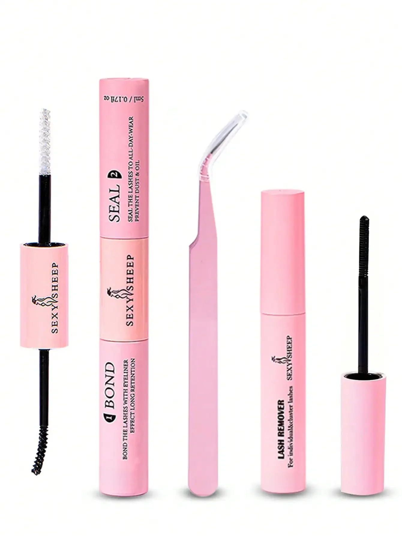 Lash Bond and Seal 10ml Individual Lashes Glue and Seal Super Strong Hold Lash Extension and Lash Glue Remover 5ml Kit — zdjęcie 2