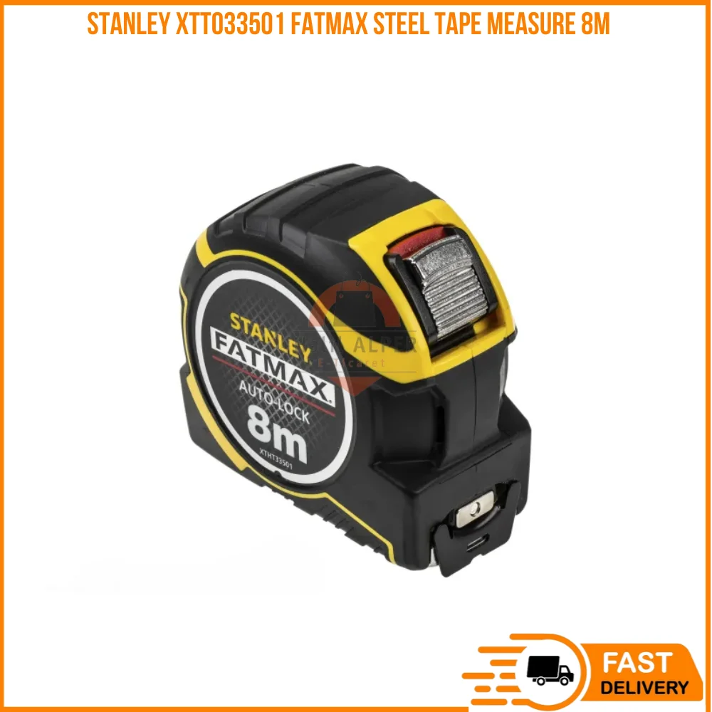 For Stanley xtt033501 Fatmax Steel Tape Measure 8m x 32mm Retractable Professional Measuring Tool Resistance to Fall Tape