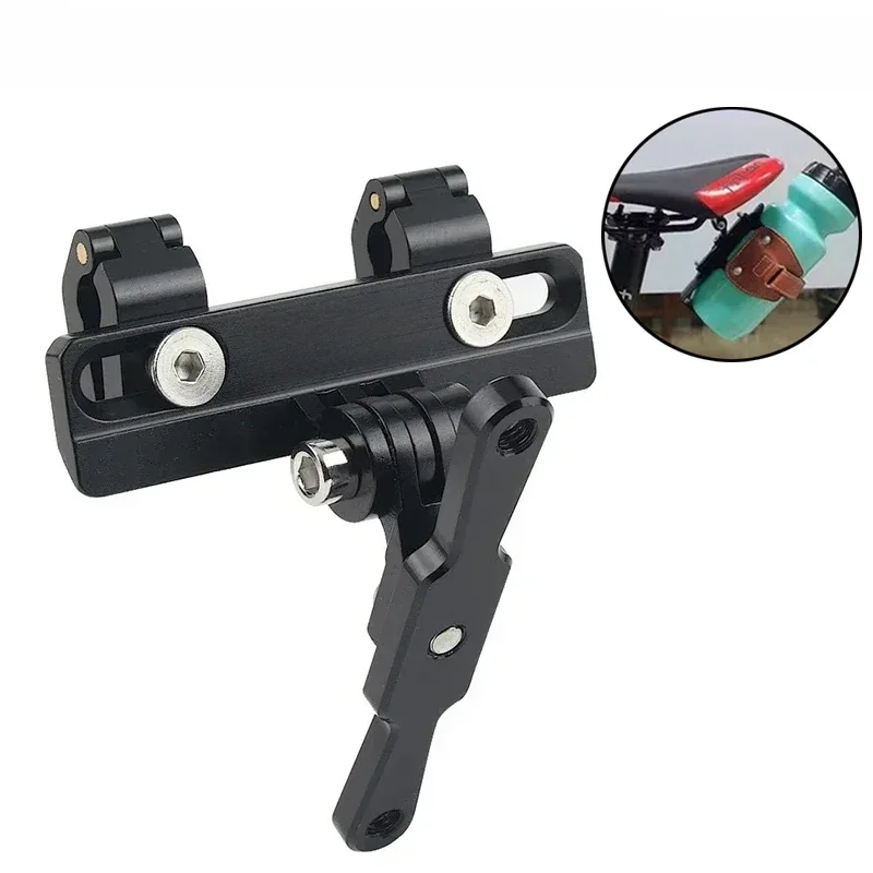 AliExpress riro RIRO Aluminum Bike Bottle Cage Extender for Saddle Quick Installation Bicycle Water Holder Converter Road Cycling Accessories
