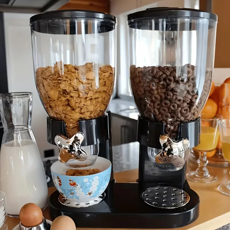Food Dispenser Cereal Containers Storage Container Dispenser Countertop For Candy Nut Grain Granola Snack