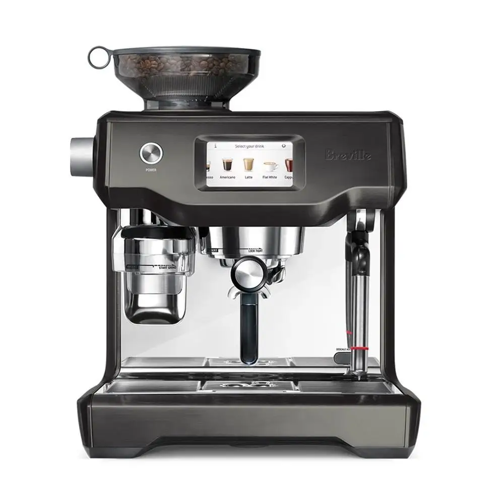 Original New Brevilles BES990BSS Industrial Grade Fully Automatic Espresso Machine Oraclee Touch Coffee Ready Ship Home Delivery