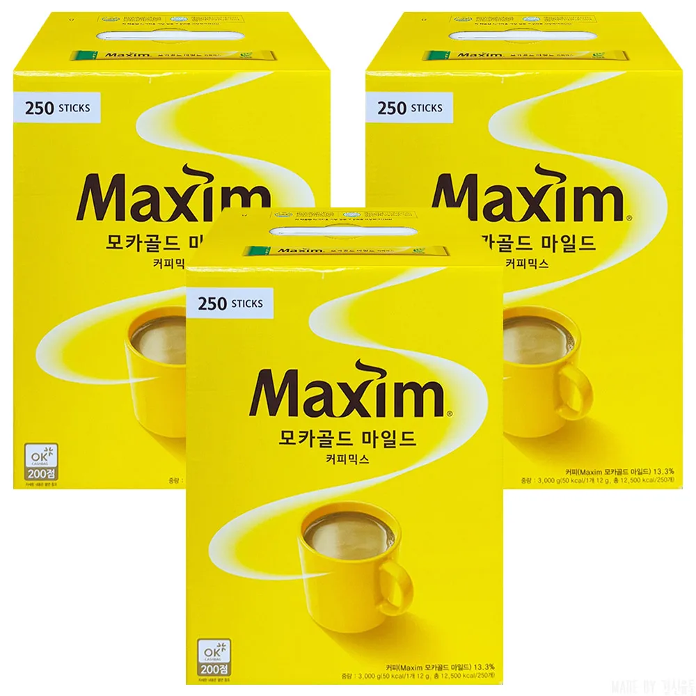 Maxim Moka Gold 250x3 Mice, large capacity mix coffee