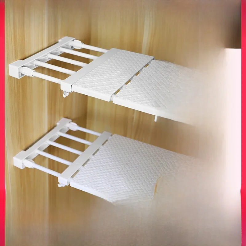 Extendable Divider Shelf Closet Storage Rack, 30-40cm