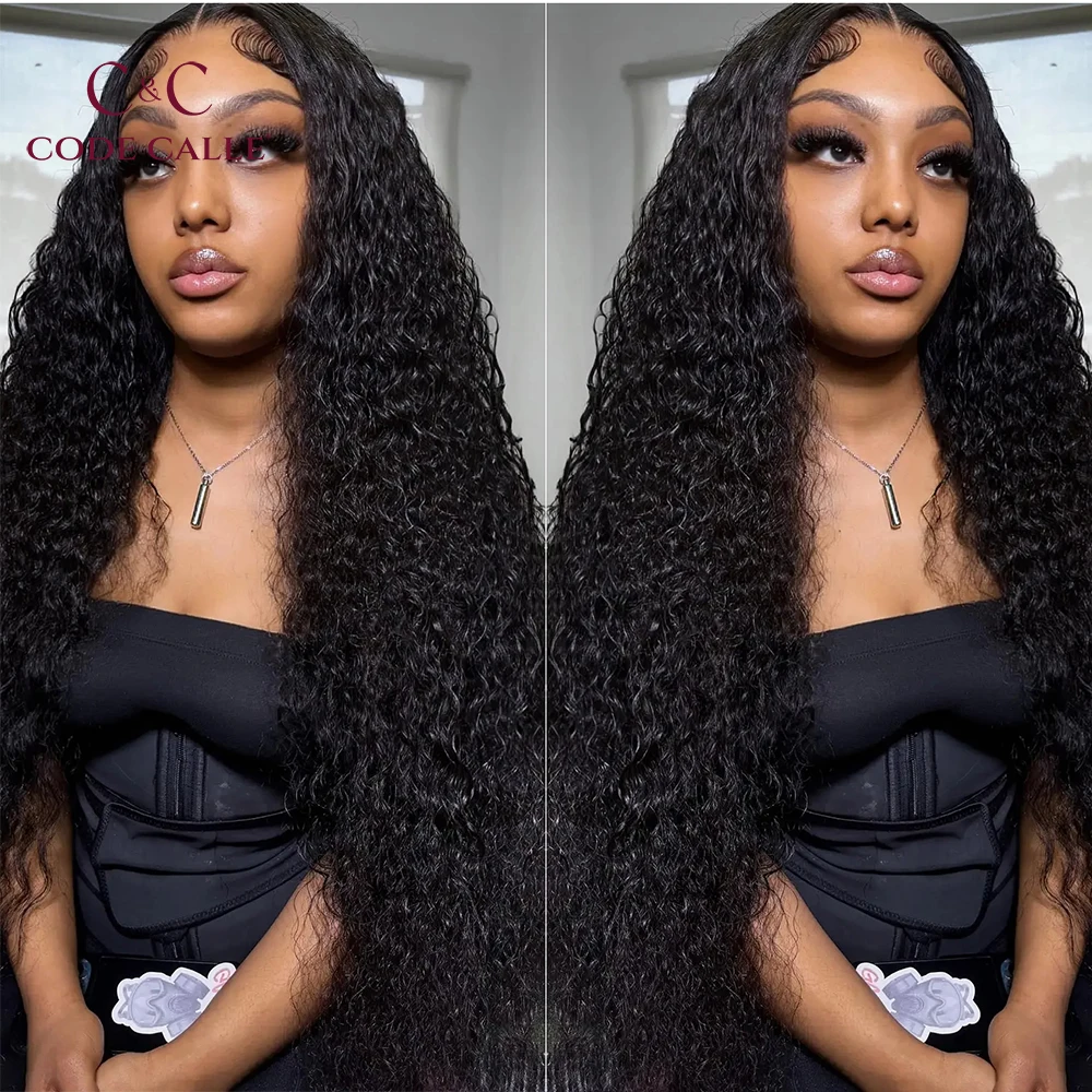 Wear and Go Glue-free African Curly Human Hair Wig Kinky 13x4 HD Transparent Front Lace Wig Daily Wear Suitable for Black Women