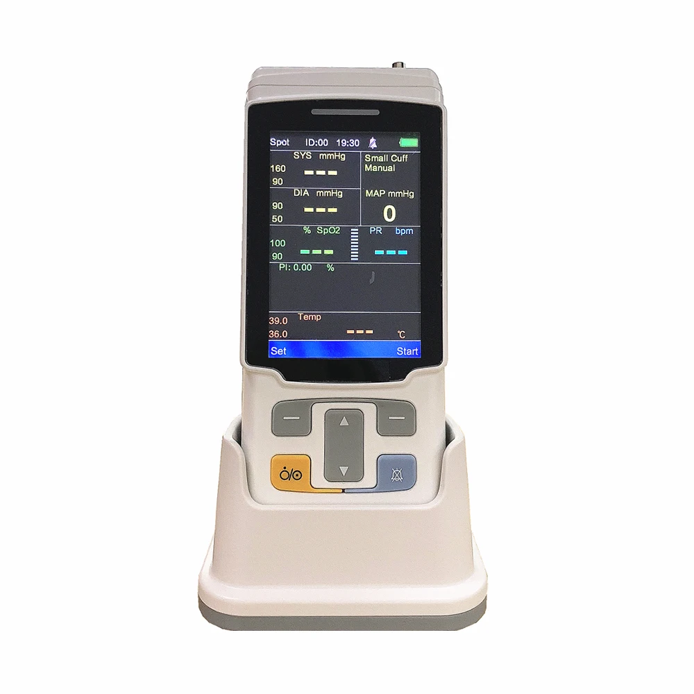 Handheld Vital Sign Monitor Portable Vital Signs Monitor Multi-parameter Patient Monitor with PC Software for Pets and Human.