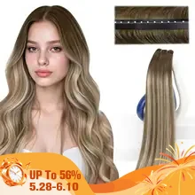 vesunny-butterfly-hair-extensions-real-human-hair-balayage-genius-weft-hair-extensions-invisible-straight-micro-bead-remy-hair