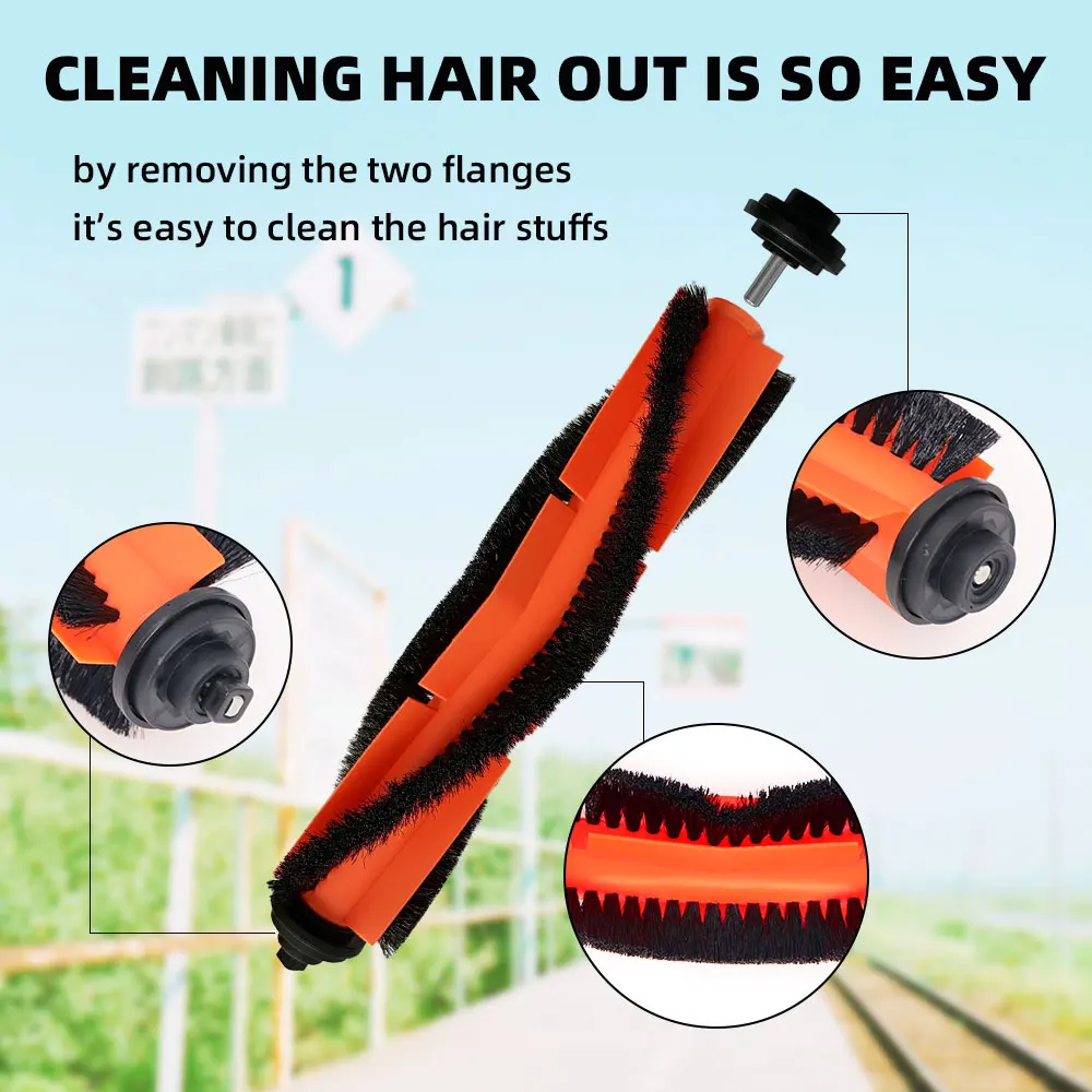 ل شاومي Mijia G1 MJSTG1 Mi روبوت مكنسة كهربائية قطع الغيار والاكسسوارات الرئيسية الجانب فرشاة هيبا تصفية ممسحة Xiomi