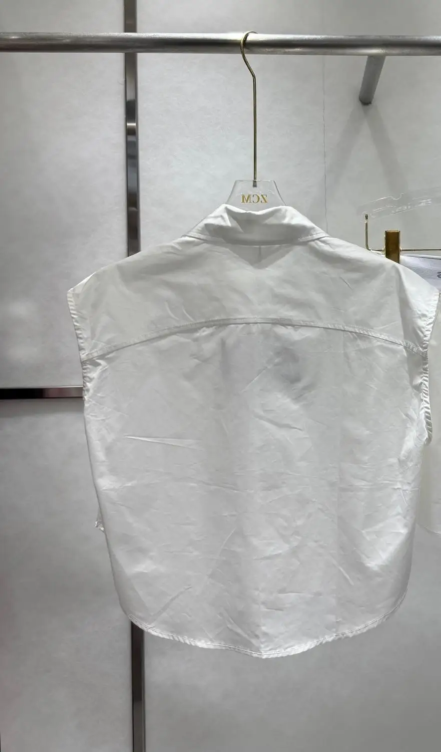 

2025 New Shirt Shorts Solid Buttons Vest Sleeveless Fashionable Versatile Slimming Figure-hugging Spring Summer