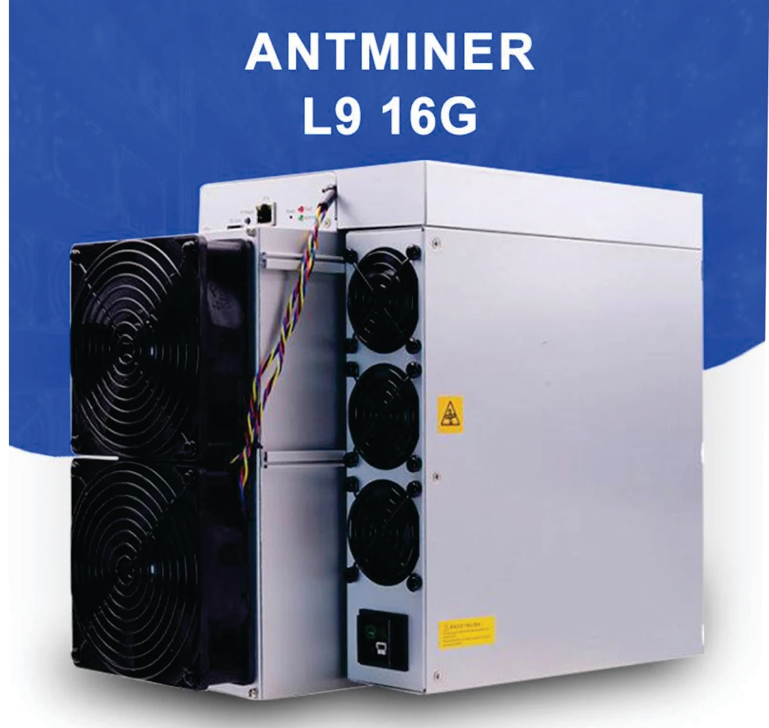 

SH | Hot Sale Bitmain Antminer L9 16GH/16.5GH Dogecoin Miner Machine&Top Supplier Digital Mining Solution 16G/16.5G Crypto Miner