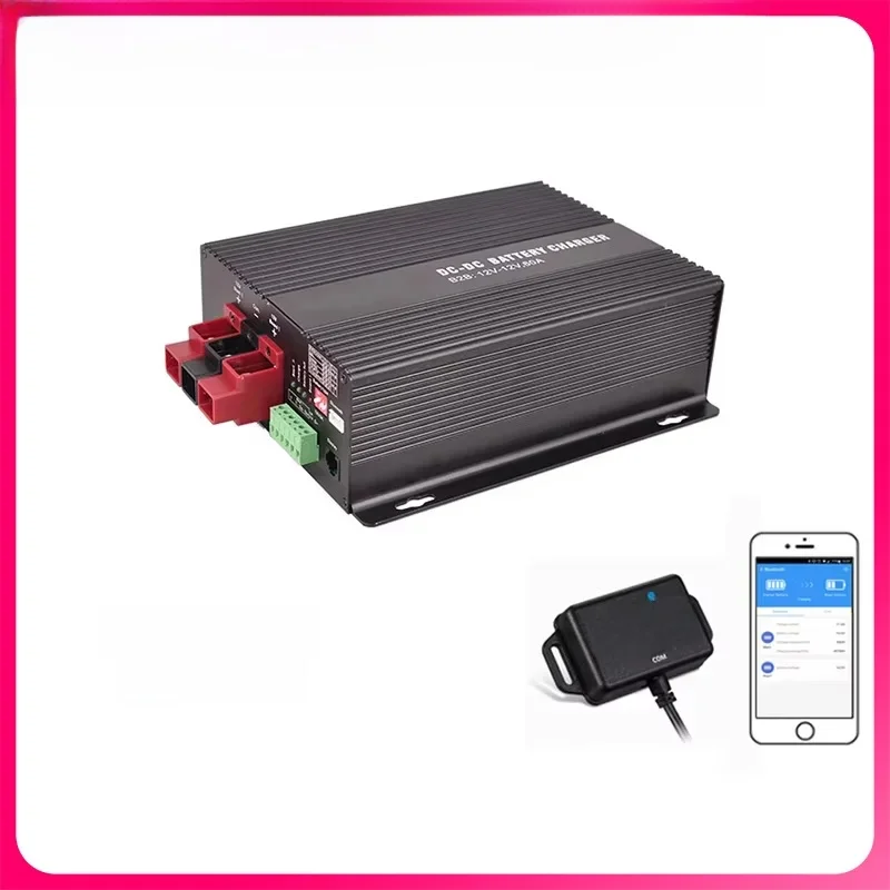slimme DC-oplader 12V 60A 30A met Booster-ondersteuning Bluetooth-app lithiumbatterij Volautomatisch opladen - afbeelding 2