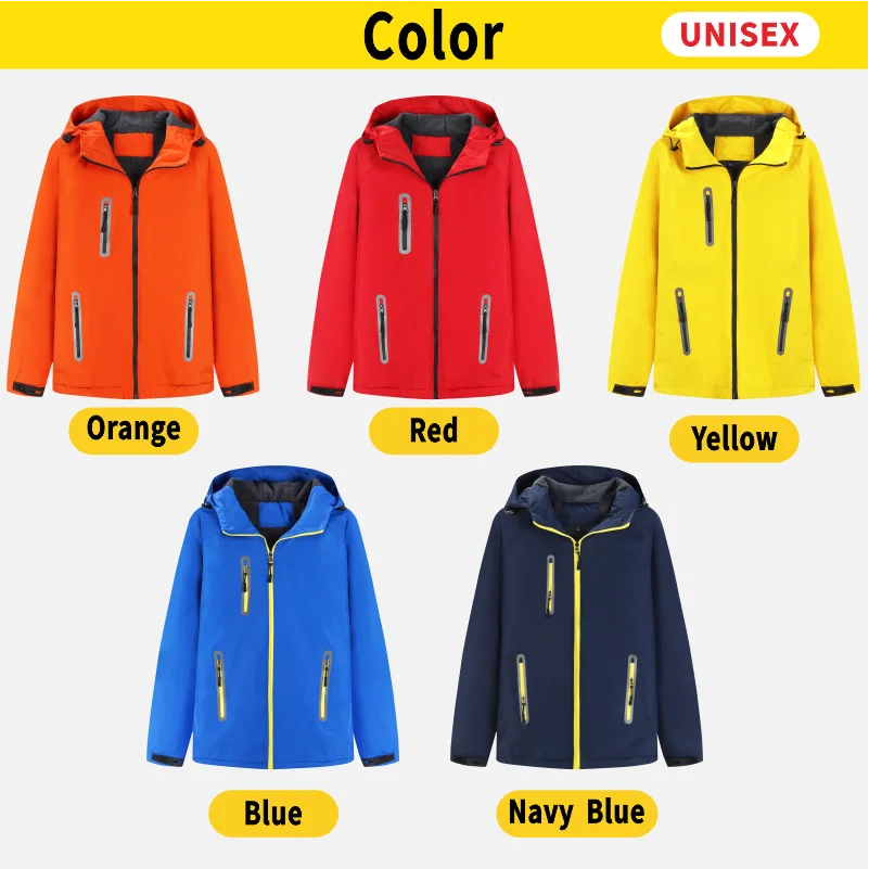 Custom Jacket Windbreaker DIY Photo Logo Zipper Customization Women Sport Unisex Wholesale Men Outdoor Autumn Waterproof Coat