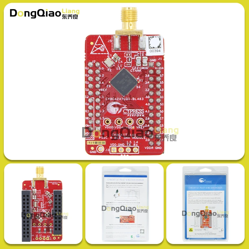 For the CY8CKIT-141 Development Board Evaluation Board (DEV KIT) with PSoC 4 BLE SMA Module
