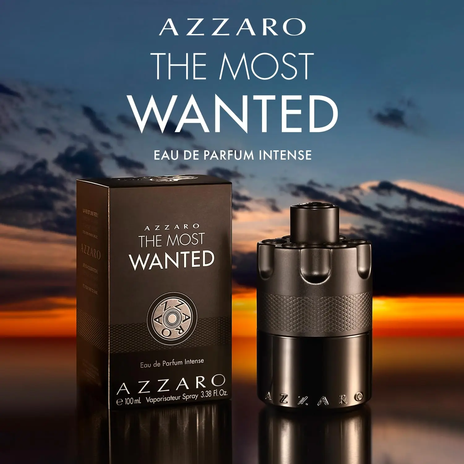 Azzaro The Most Wanted Eau De Parfum Intense - Warm Amber Cologne for Men-100ml