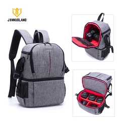 JINNUOLANG Fashion Waterproof Backpack For Camera DRLS's Lens Shoulders Bag Outdoor Photography Back Packs Men And Women Mochila