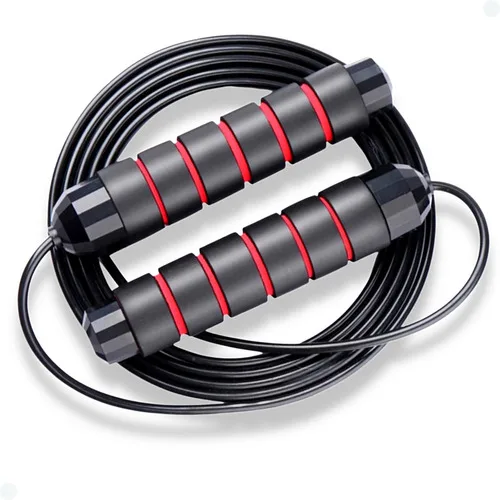 Corda De Pular Cross Speed Rope Rolamento Profissional Fit