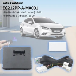 EASYGUARD Plug Play Factory Key Remote Starter Fit For Mazda 3 Alexa 16-17 II Mazda 6 18-20 With Factory  OEM Push Start Button