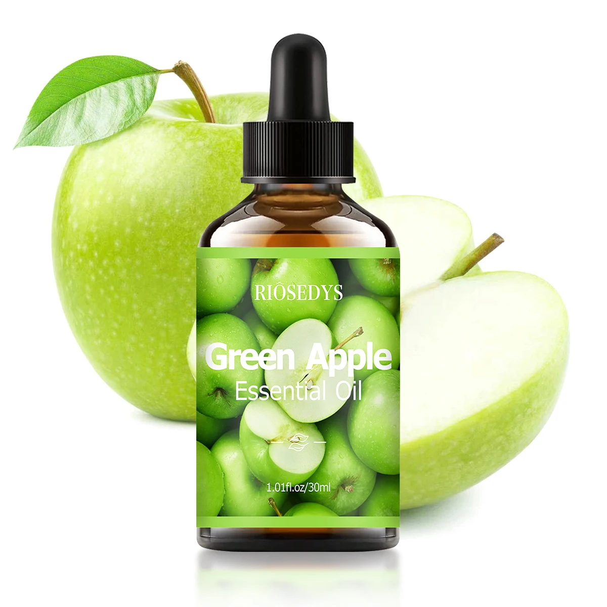 Green Apple Essential Oil, Crisp Fruity Fragrance Oil for Diffusers, DIY Crafts & Aromatherapy, Fresh and Juicy Aroma