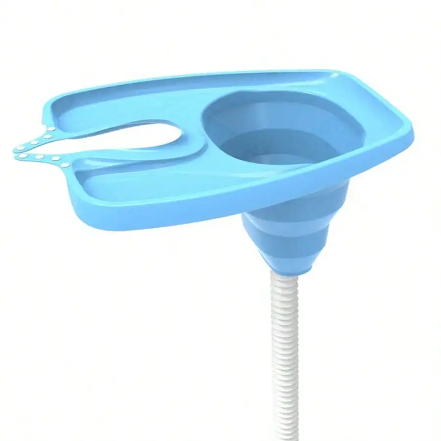 Évier portable en silicone HAIRMAN, avec système de mouvement flexible et autorisé, pour laver les cheveux sans se pencher ni se redresser, idéal pour les soins hospitaliers, les femmes enceintes et les personnes âgées, pour se laver les cheveux à la maison sans s'allonger.