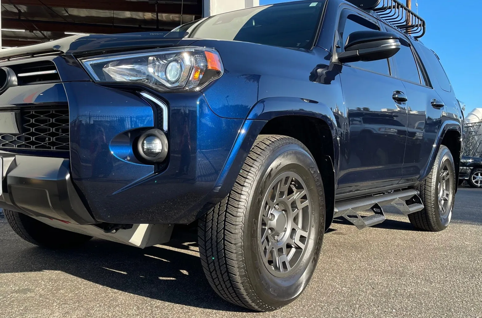 For Toyota 4Runner 2014-2023 Car Accessories LED Lights Spot Driving Lamp DRL Pair Fog Light Daytime Running Light DRL 1 Set